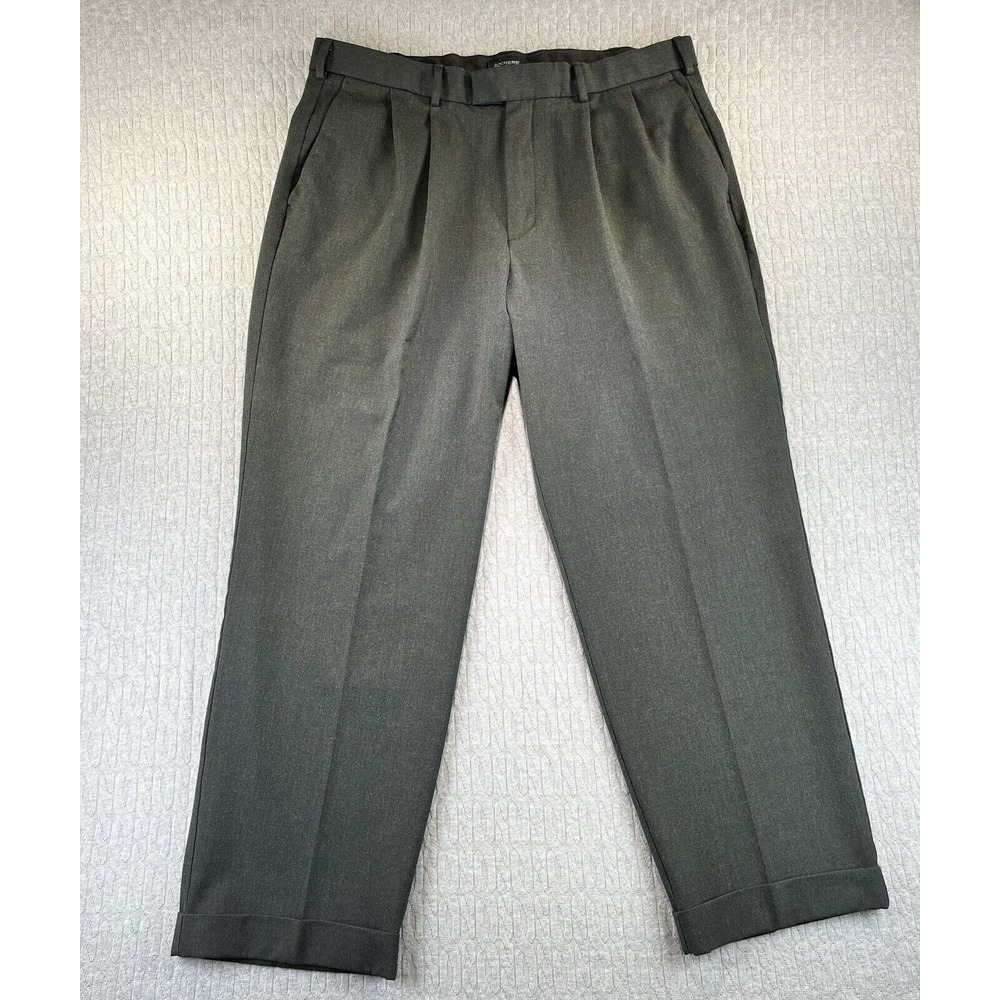 Dockers Individual Fit Stain Defender Men dress pants (36x39) Black‎ Slacks